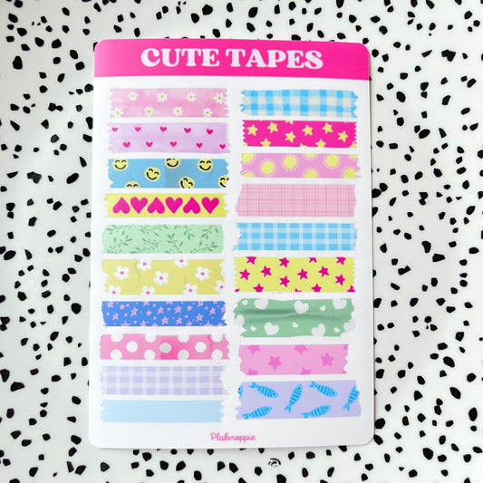 Cute tapes ★ stickervel