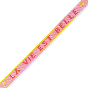 La vie est belle ★ lint armbandje