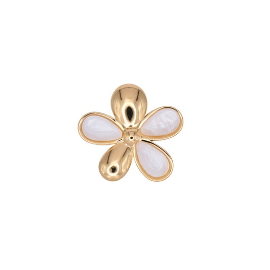 White gold petals ★ ring