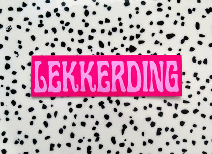 Lekkerding roze 2.0 ★ sticker